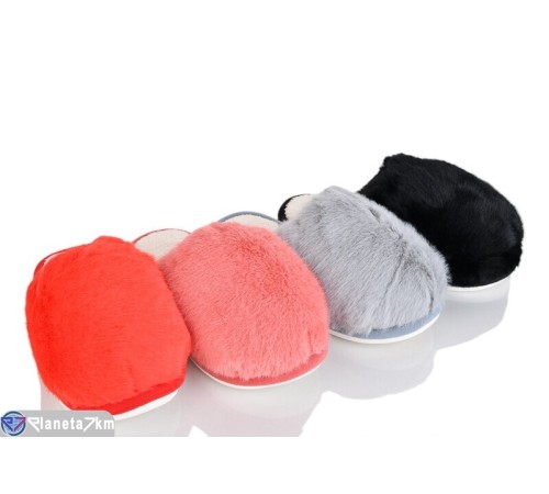 Тапки жіночі на зиму (12 пар р.36-41) мікс  "IEFTIN"