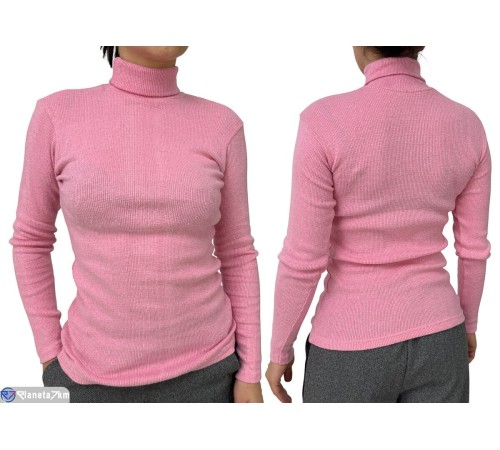 Гольф жіночий на весну/осінь (5 шт. р.сетка One size) рожевий  "Plato"