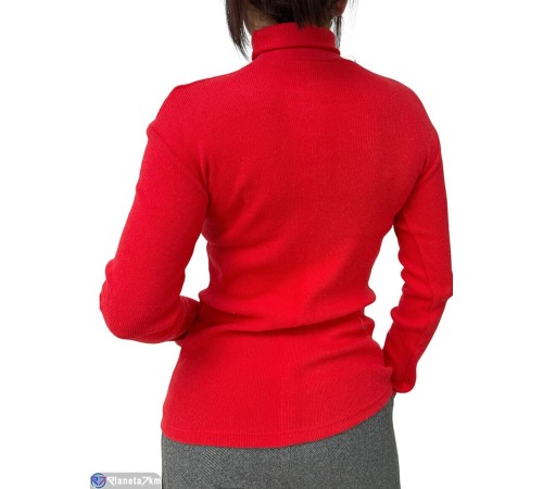 Гольф жіночий на весну/осінь (5 шт. р.сетка One size) червоний  "Plato"