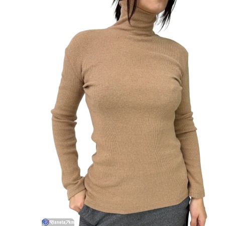 Гольф жіночий на весну/осінь (5 шт. р.сетка One size) коричневий  "Plato"