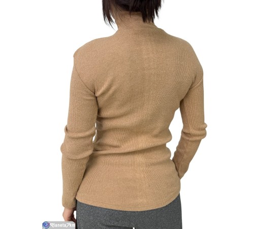 Гольф жіночий на весну/осінь (5 шт. р.сетка One size) коричневий  "Plato"