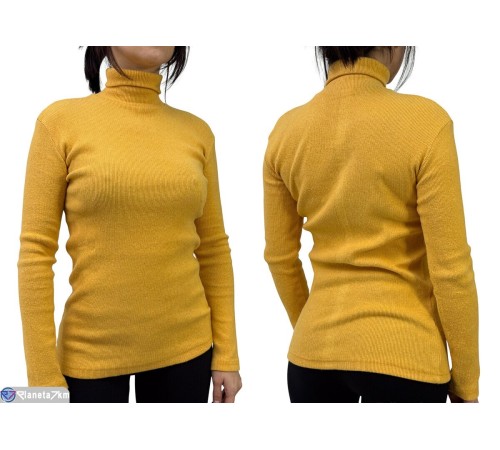 Гольф жіночий на весну/осінь (5 шт. р.сетка One size) жовтий  "Plato"