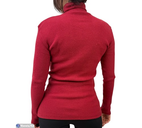 Гольф жіночий на весну/осінь (5 шт. р.сетка One size) червоний  "Plato"