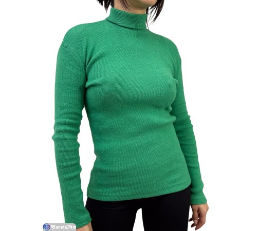 Гольф жіночий на весну/осінь (5 шт. р.сетка One size) зелений  "Plato"