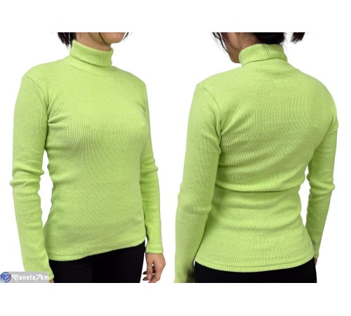 Гольф жіночий на весну/осінь (5 шт. р.сетка One size) зелений  "Plato"