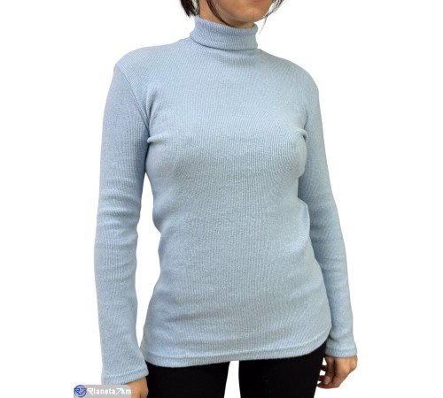 Гольф жіночий на весну/осінь (5 шт. р.сетка One size) блакитний  "Plato"