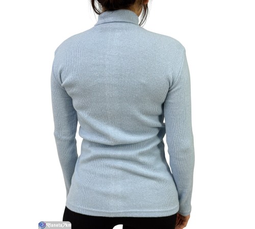 Гольф жіночий на весну/осінь (5 шт. р.сетка One size) блакитний  "Plato"