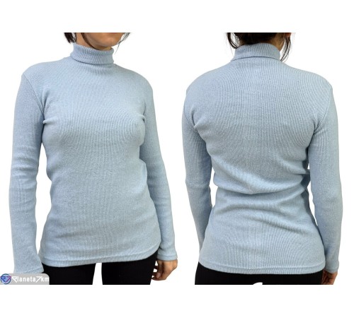 Гольф жіночий на весну/осінь (5 шт. р.сетка One size) блакитний  "Plato"