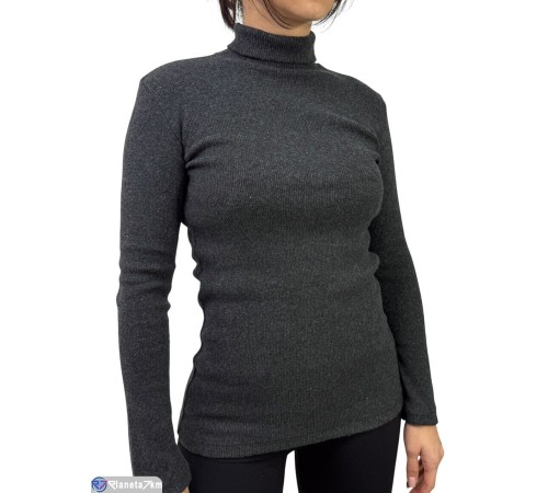 Гольф жіночий на весну/осінь (5 шт. р.сетка One size) чорний  "Plato"