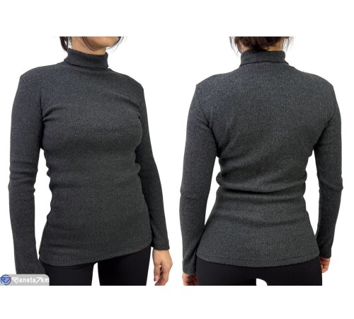 Гольф жіночий на весну/осінь (5 шт. р.сетка One size) чорний  "Plato"