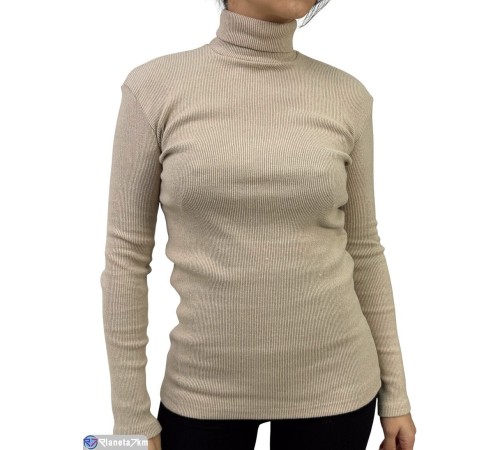 Гольф жіночий на весну/осінь (5 шт. р.сетка One size) бежевий  "Plato"