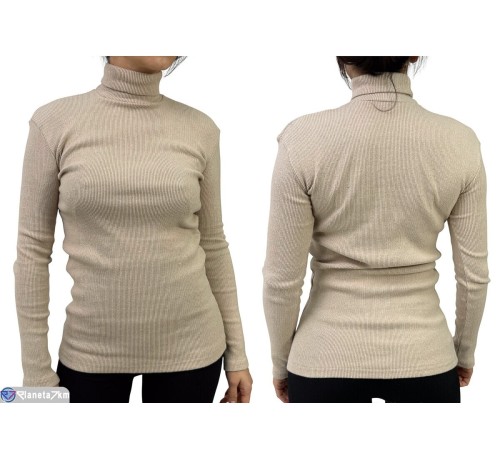 Гольф жіночий на весну/осінь (5 шт. р.сетка One size) бежевий  "Plato"