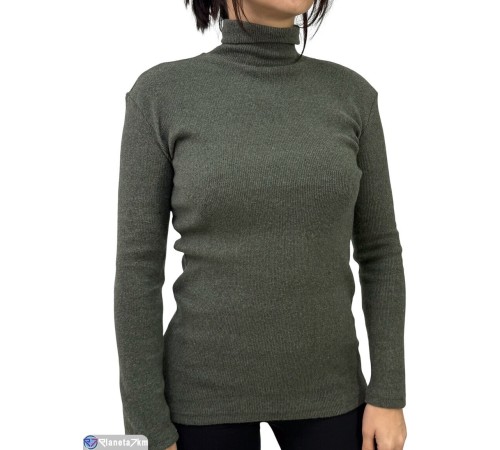 Гольф жіночий на весну/осінь (5 шт. р.сетка One size) хакі  "Plato"