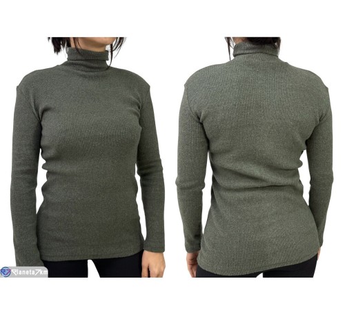 Гольф жіночий на весну/осінь (5 шт. р.сетка One size) хакі  "Plato"