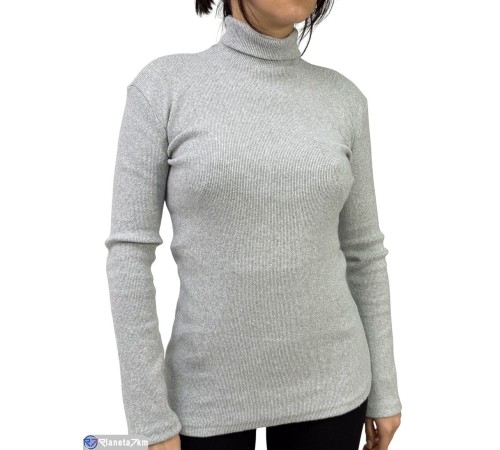 Гольф жіночий на весну/осінь (5 шт. р.сетка One size) сірий  "Plato"