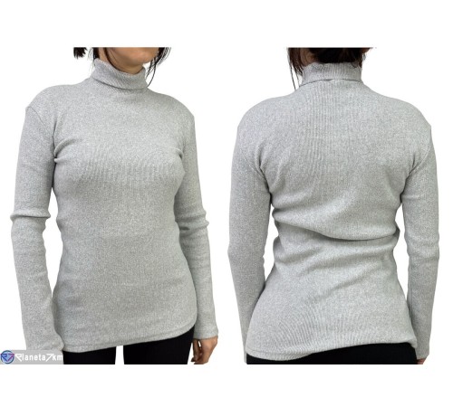 Гольф жіночий на весну/осінь (5 шт. р.сетка One size) сірий  "Plato"