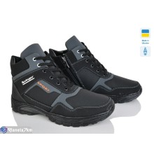 Черевики чоловічі на зиму (8 пар р.40-45) чорний  "OLLA"