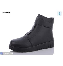 Черевики жіночі на весну/осінь (8 пар р.37-42) чорний  "Trendy"