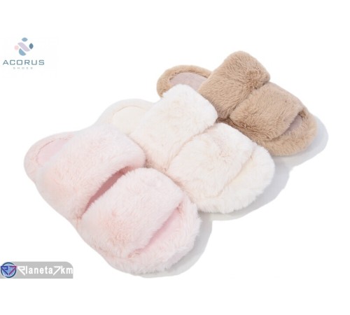 Тапки жіночі на весну/осінь (10 пар р.36-41) мікс  "Acorus"