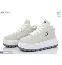 Черевики жіночі на зиму (8 пар р.36-41) сірий  "Latifa"