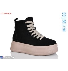 Черевики жіночі на зиму (6 пар р.36-41) чорний  "QQ&Панда"