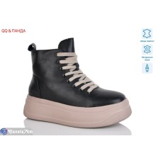 Черевики жіночі на зиму (6 пар р.36-41) чорний  "QQ&Панда"