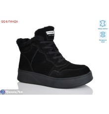 Черевики жіночі на зиму (6 пар р.36-41) чорний  "QQ&Панда"