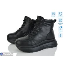 Черевики жіночі на зиму (6 пар р.36-41) чорний  "Mirella"