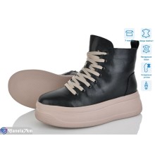 Черевики жіночі на зиму (6 пар р.36-41) чорний  "Mirella"