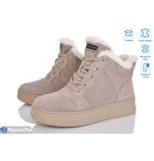 Черевики жіночі на зиму (6 пар р.36-41) сірий  "Mirella"