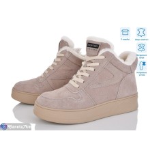 Черевики жіночі на зиму (6 пар р.36-41) сірий  "Mirella"