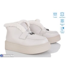 Черевики жіночі на зиму (6 пар р.36-41) бежевий  "Mirella"