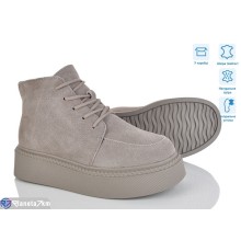 Черевики жіночі на зиму (6 пар р.36-41) сірий  "Mirella"