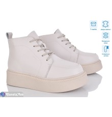 Черевики жіночі на зиму (6 пар р.36-41) бежевий  "Mirella"