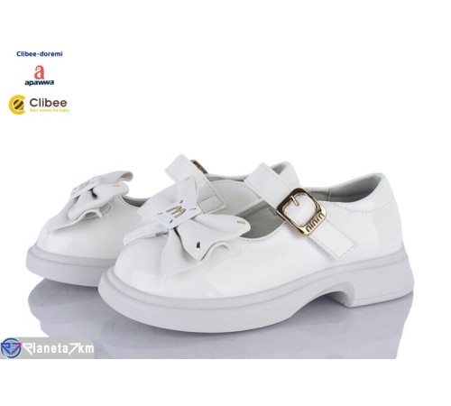 Дитячі туфлі на весну/осінь (6 пар р.25-30) білий  "BELIES-D"