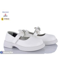 Дитячі туфлі на весну/осінь (6 пар р.26-31) білий  "BELIES-D"
