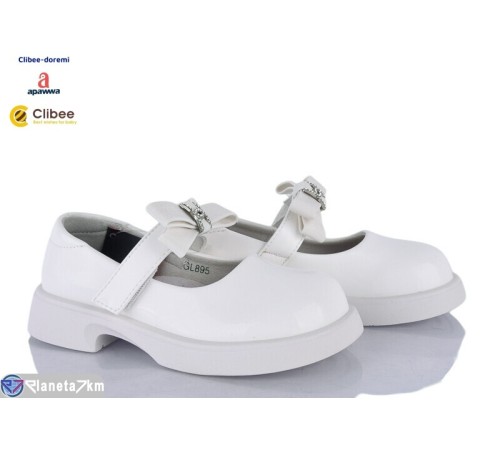 Дитячі туфлі на весну/осінь (6 пар р.26-31) білий  "BELIES-D"