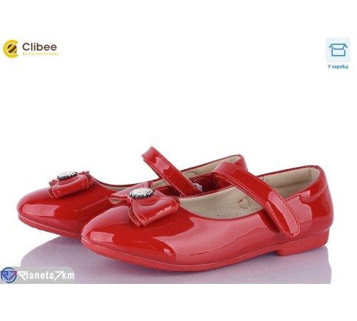 Дитячі туфлі на весну/осінь (6 пар р.31-36) червоний  "BELIES"
