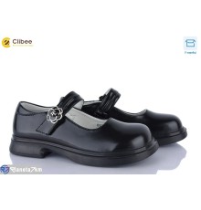 Дитячі туфлі на весну/осінь (6 пар р.32-37) чорний  "BELIES"
