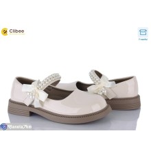 Дитячі туфлі на весну/осінь (6 пар р.32-37) бежевий  "BELIES"