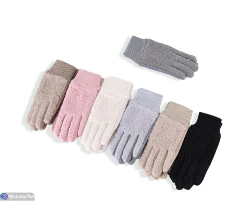 Рукавички дитячі на зиму (12 шт. р.сетка 7-10) мікс  "CAROLLA"