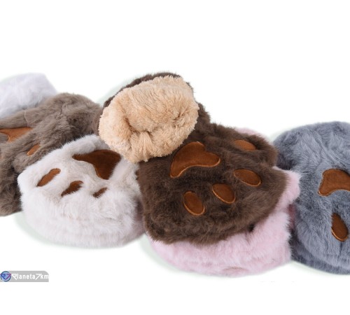 Рукавиці дитячі на зиму (12 шт. р.сетка One size) мікс  "CAROLLA"