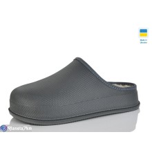 Чоловічі сабо на зиму (8 пар р.41-46) сірий  "Melinda"