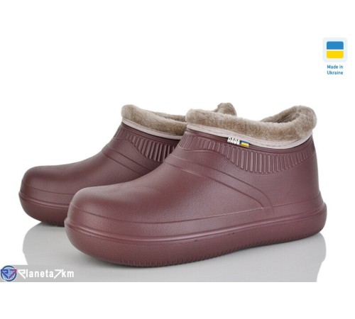 Калоші на весну/осінь (8 пар р.37-41) коричневий  "LEO"