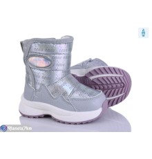 Дутики дитячі на зиму (8 пар р.22-27) сірий  "Kamila"