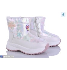 Дутики дитячі на зиму (8 пар р.22-27) білий  "Kamila"