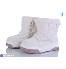 Дутики дитячі на зиму (8 пар р.22-27) білий  "Kamila"