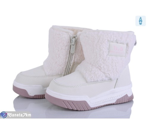 Дутики дитячі на зиму (8 пар р.22-27) білий  "Kamila"