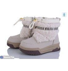 Дутики дитячі на зиму (8 пар р.22-27) бежевий  "Kamila"