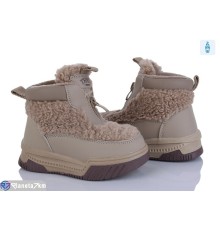 Дутики дитячі на зиму (8 пар р.22-27) хакі  "Kamila"